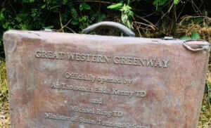 Great Western Greenway plaque opening